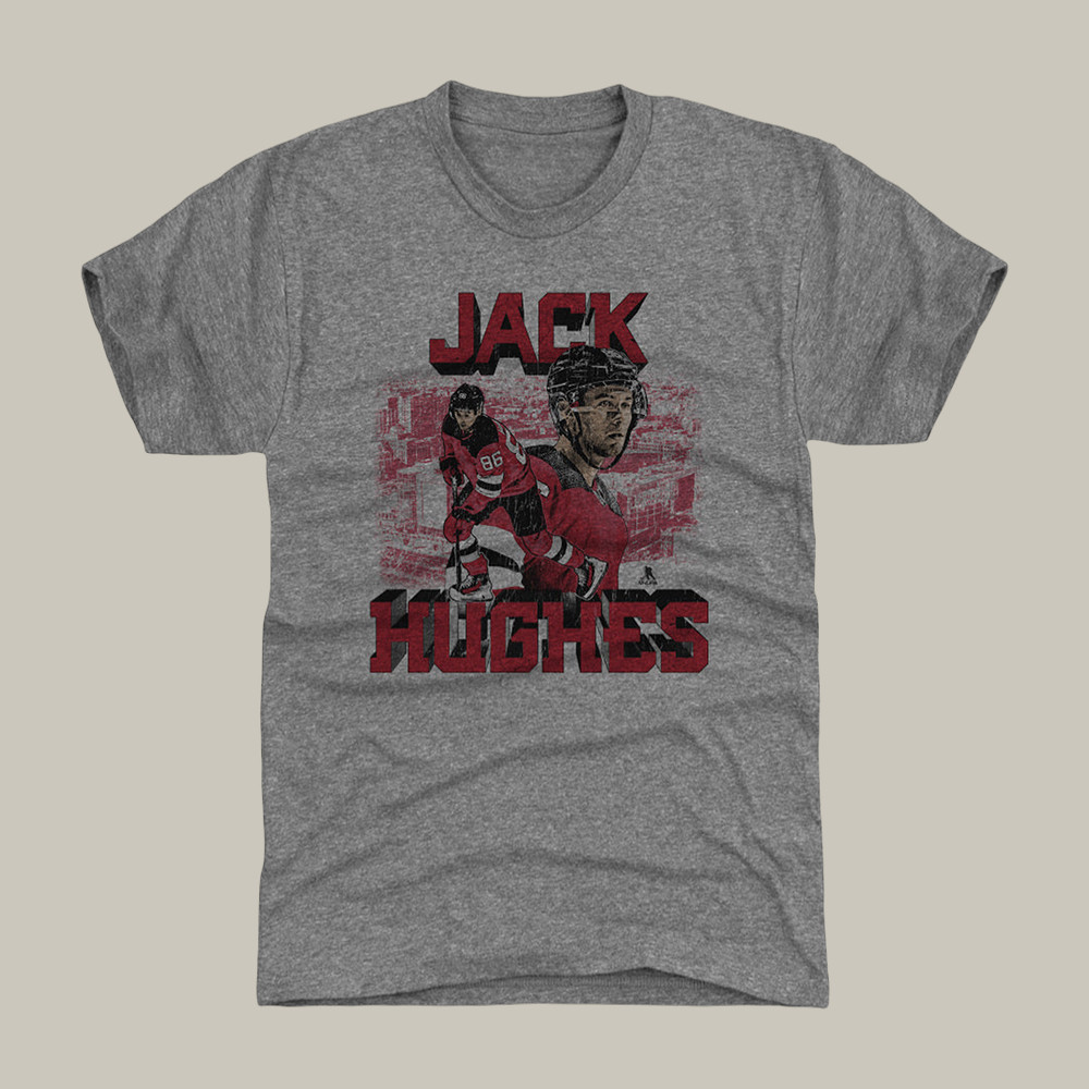 Jack Hughes New Jersey Block T-Shirt Team USA Hockey Gold Shirt Jack Hughes Lover Present