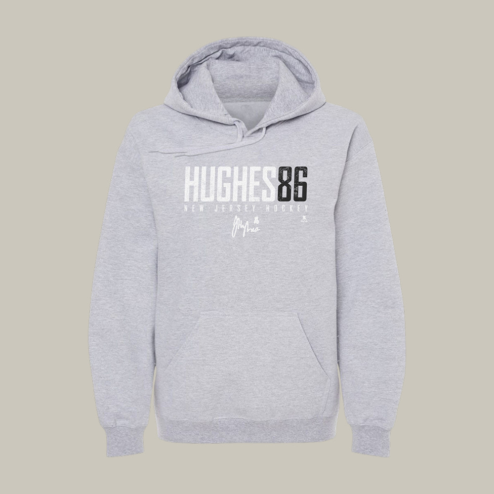 Jack Hughes New Jersey Elite Hoodie USA Hockey Gold Medal Hooded Sweatshirt Gift Idea
