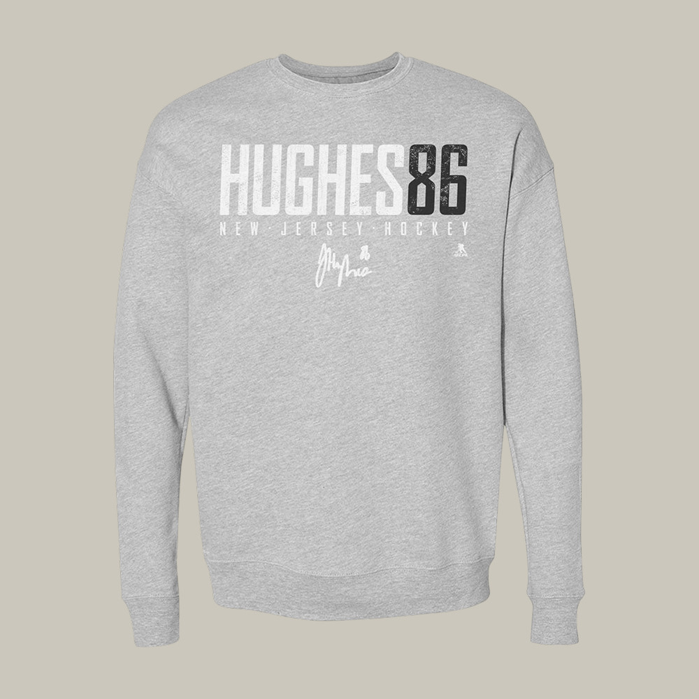 Jack Hughes New Jersey Elite Sweatshirt USA Hockey Gold Medal Jack Hughes Apparel