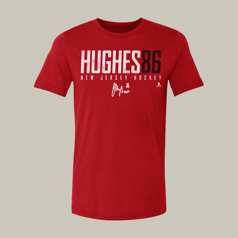 Jack Hughes New Jersey Elite T-Shirt Team USA Hockey Shirt Cool Present For Fans