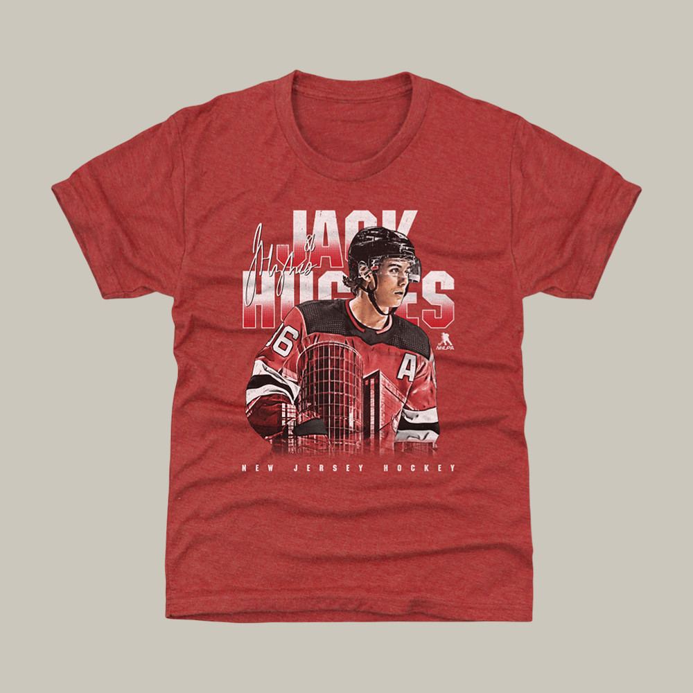 Jack Hughes New Jersey Landmark T-Shirt USA Hockey Team Shirt Jack Hughes Lover Present