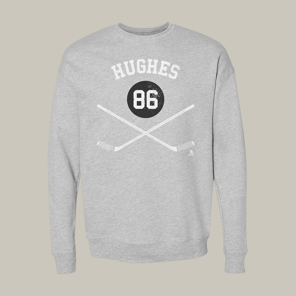 Jack Hughes New Jersey Sticks Hockey Sweatshirt USA Hockey Gold Medal Clothing Hockey Fan Gear