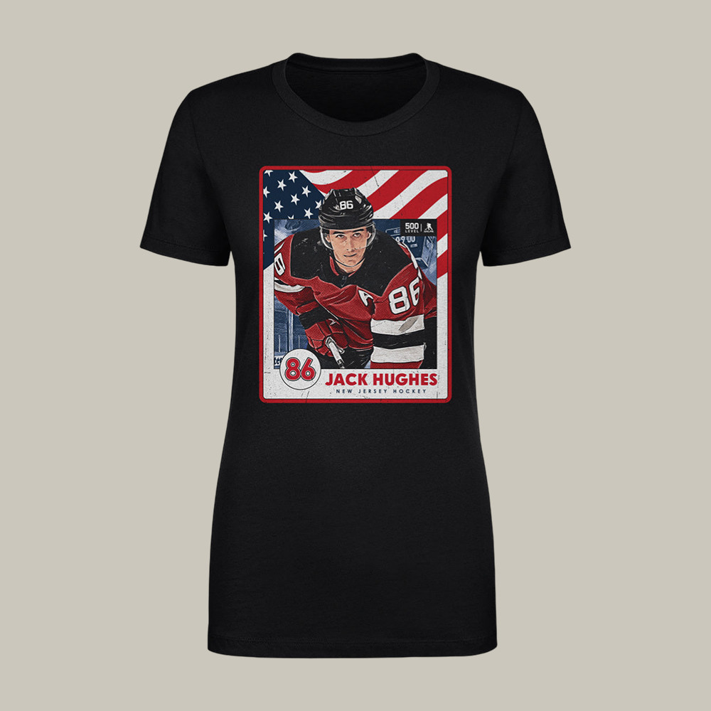 Jack Hughes New Jersey USA T-Shirt USA Hockey Gold Shirt Unique Gift For Fans