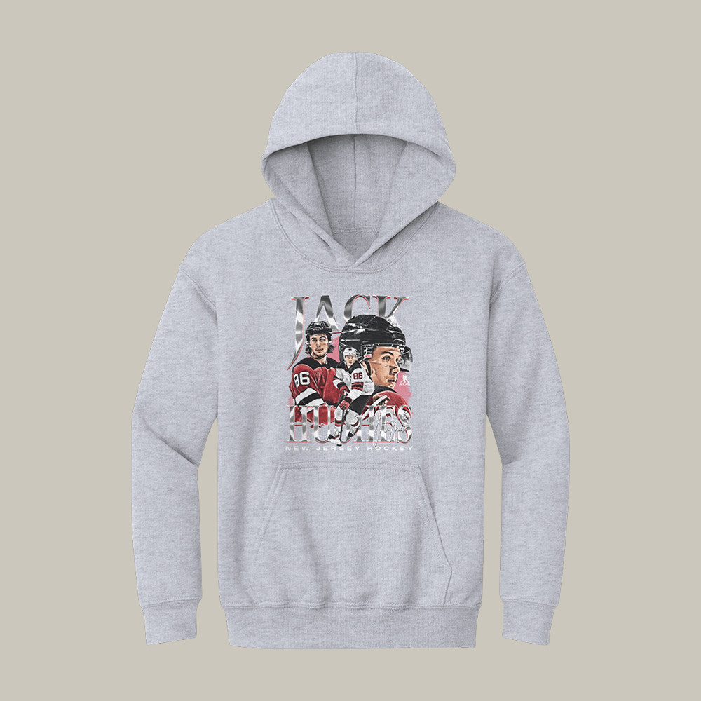 Jack Hughes New Jersey Vintage Hoodie USA Hockey Gold Merch Gift For Hockey Lover