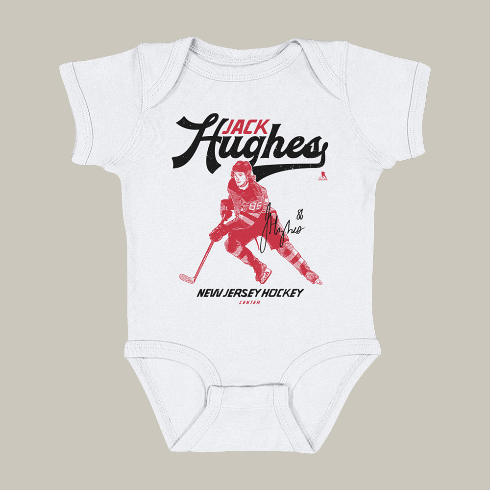 Jack Hughes New Jersey Vintage Onesie USA Hockey Gold Merch Gift Idea For Huge Fans