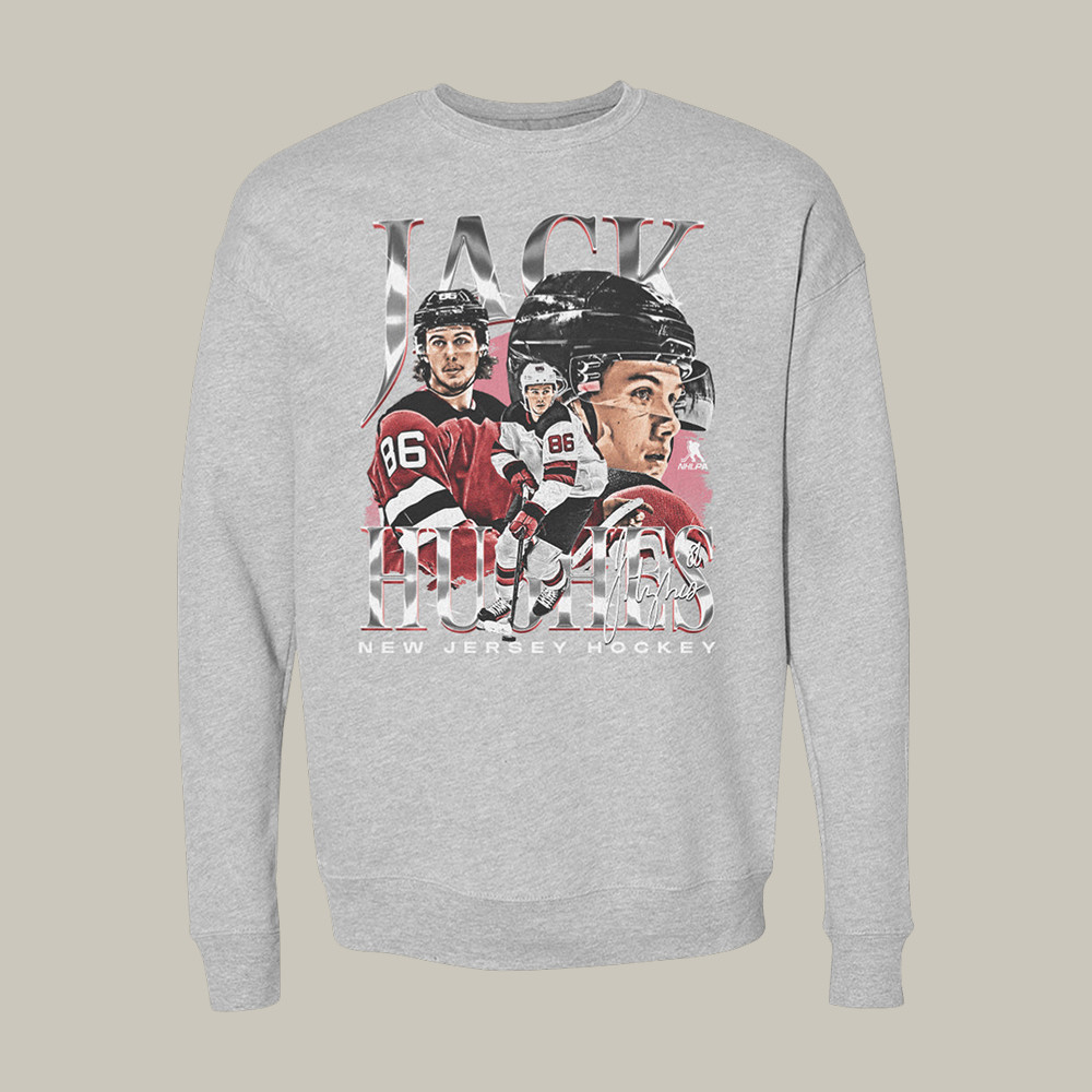Jack Hughes New Jersey Vintage Sweatshirt Team USA Hockey Merch Olympics Best Fan Gift