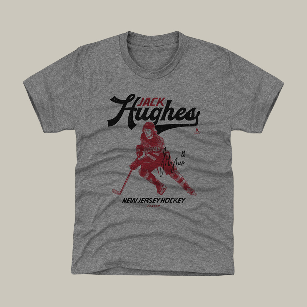 Jack Hughes New Jersey Vintage T-Shirt USA Hockey Winter Olympic Shirt Fan Gift Idea