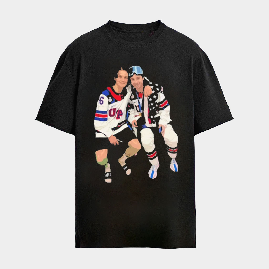 Jack Hughes Shirt USA Hockey Gold Medal Merch Hughes Bros USA 2026 T-Shirt Gifts For Fans Jack Hughes Shirt USA Hockey Gold Medal Merch Hughes Bros USA 2026 T-Shirt Gifts For Fans