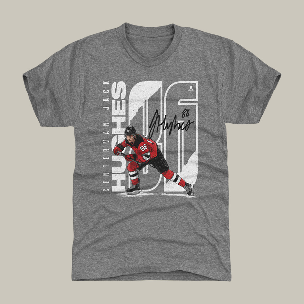 Jack Hughes Stretch T-Shirt Team USA Hockey Merch Olympics Best Gift For Boyfriend