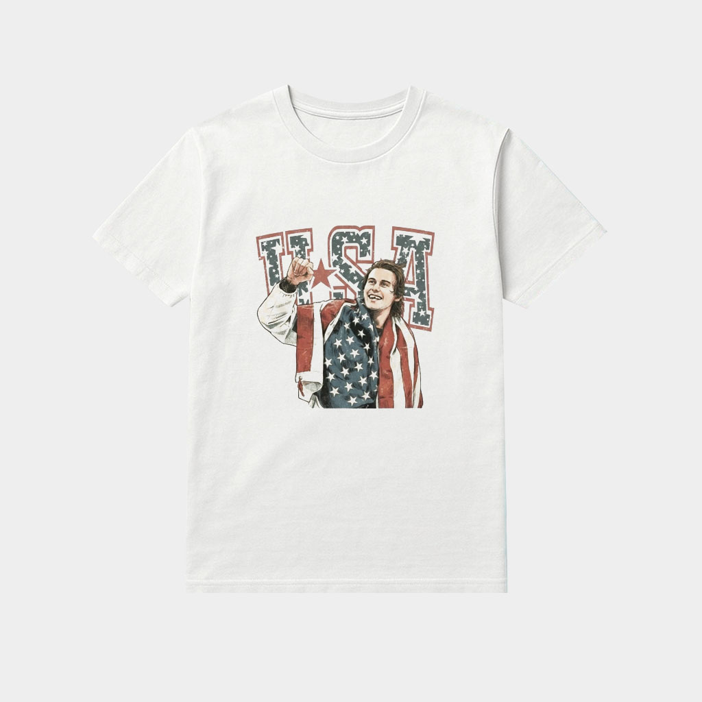 Jack Hughes USA Gold Hockey 2026 Shirt Jack Hughes USA Hockey Gold Medal Merch