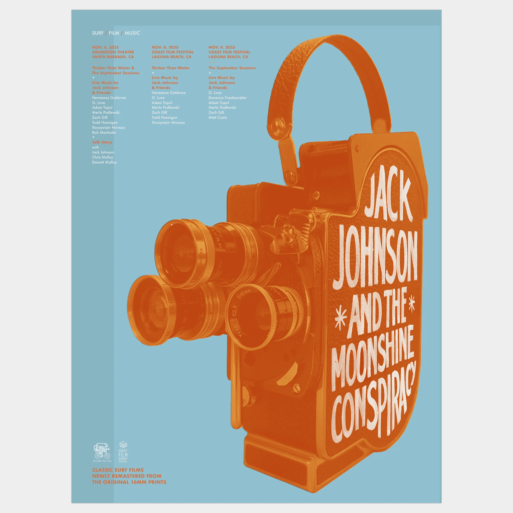 Jack Johnson Merch The Moonshine Conspiracy Tour Poster Living Room Wall Art