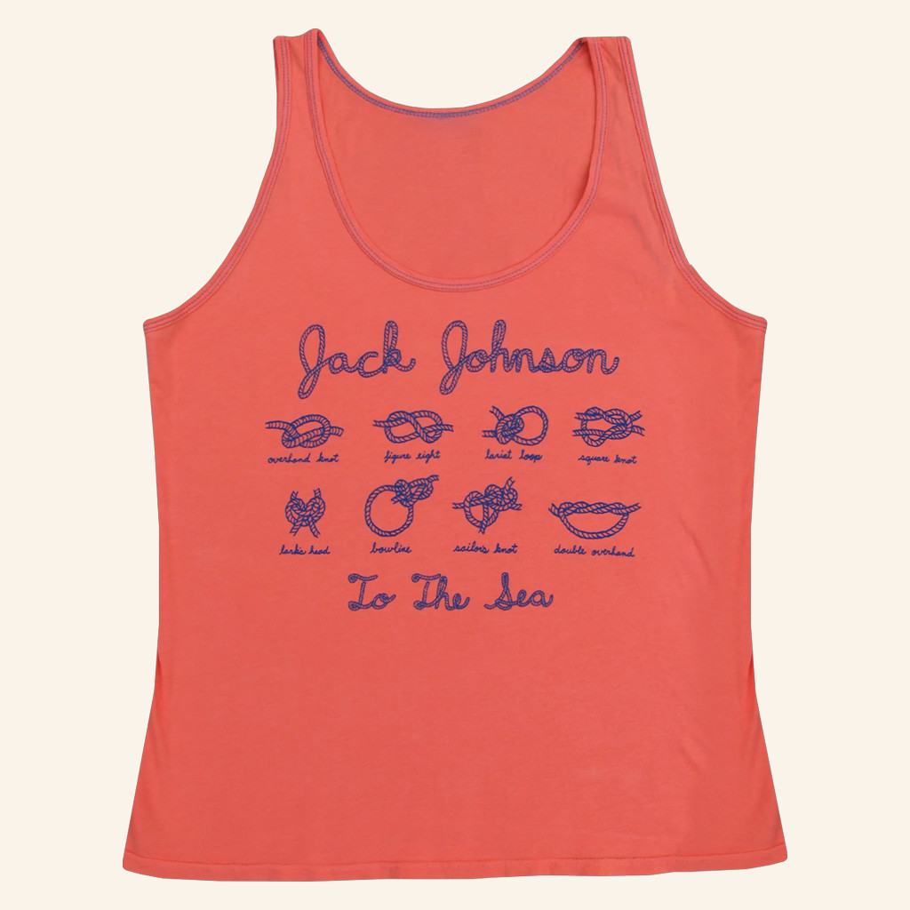 Jack Johnson Merch To The Sea Rope Tank Top Cool Gifts For Music Lovers