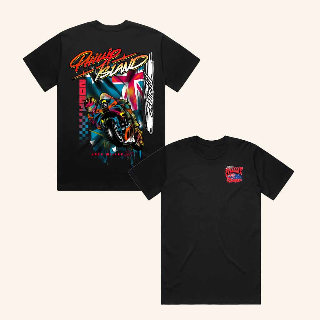 Jack Miller 43 Merch Jm43 Phillip Island 2025 T-Shirt Xmas Gifts For Men Jack Miller 43 Merch Jm43 Phillip Island 2025 T-Shirt Xmas Gifts For Men