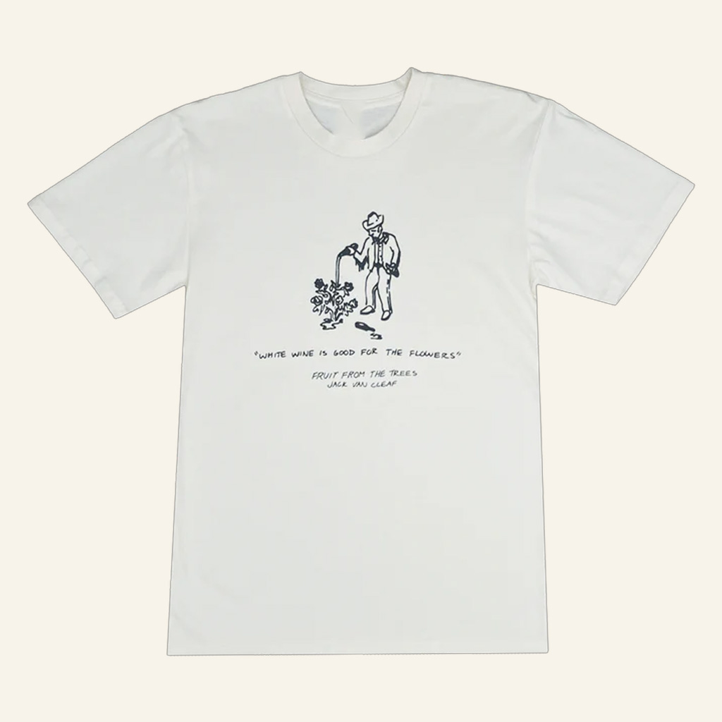 Jack Van Cleaf Merch White Wine Is Good For The Flowers T-Shirt Christmas Gift For Men Jack Van Cleaf Merch White Wine Is Good For The Flowers T-Shirt Christmas Gift For Men