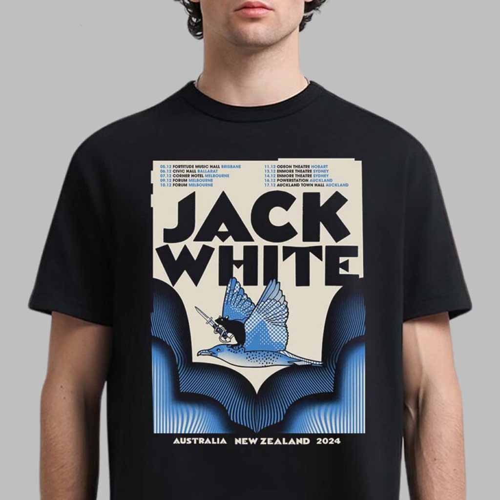 Jack White Poster For Shows In Australia And New Zealand 2024 Tour Schedule Date List T-Shirt Gift Ideas For Fans Jack White Poster For Shows In Australia And New Zealand 2024 Tour Schedule Date List T-Shirt Gift Ideas For Fans
