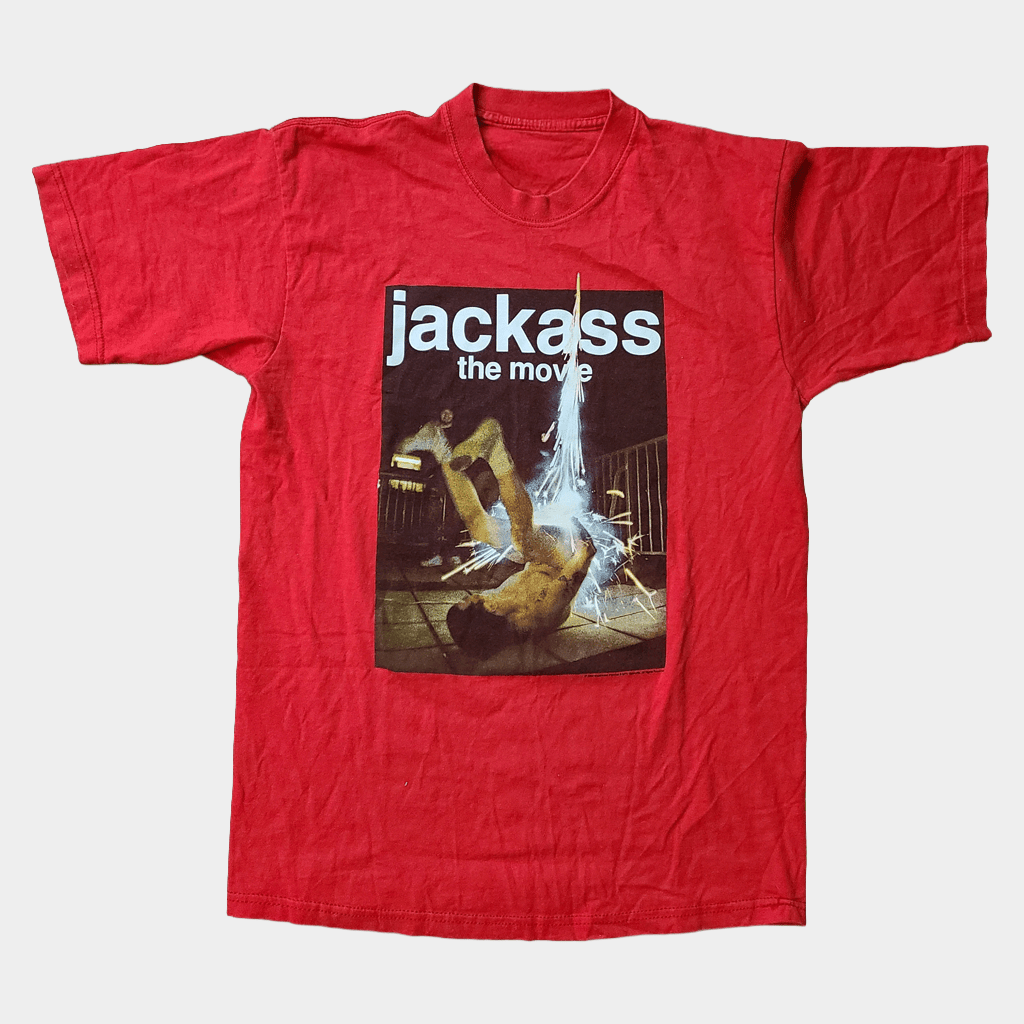 Jackass Merch Jackass The Movie Promo T-Shirt Humor Gifts For Friends