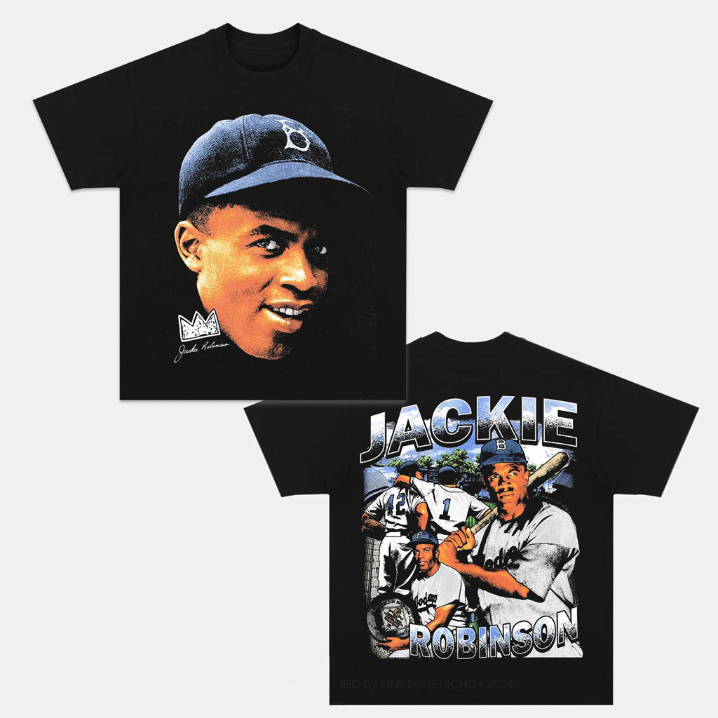 Jackie Robinson V2 Graphic T-Shirt Best Gifts For Baseball Fans