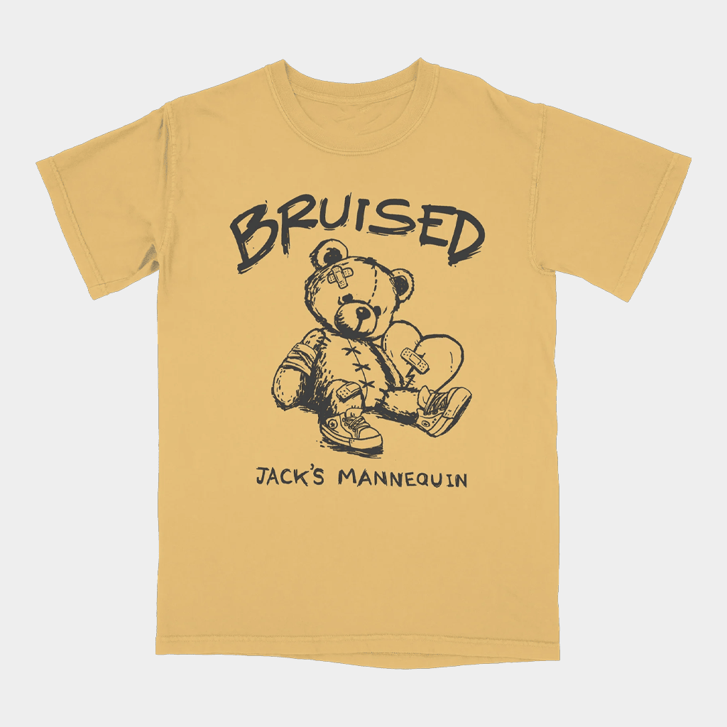 Jack's Mannequin Merch Bruised Bear T-Shirt Gifts For Rock Music Lovers