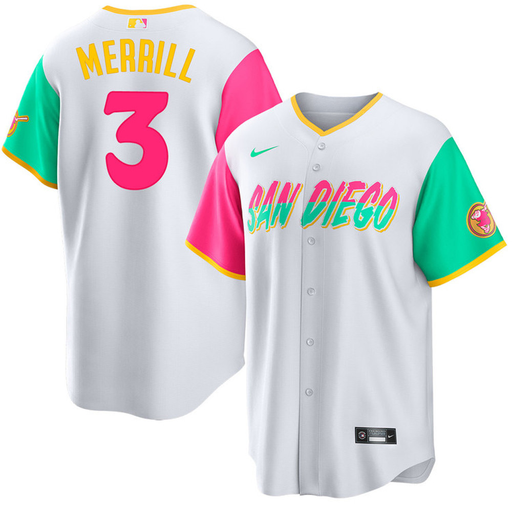Jackson Merrill San Diego Padres City Connect Jersey Gifts For Baseball Lovers