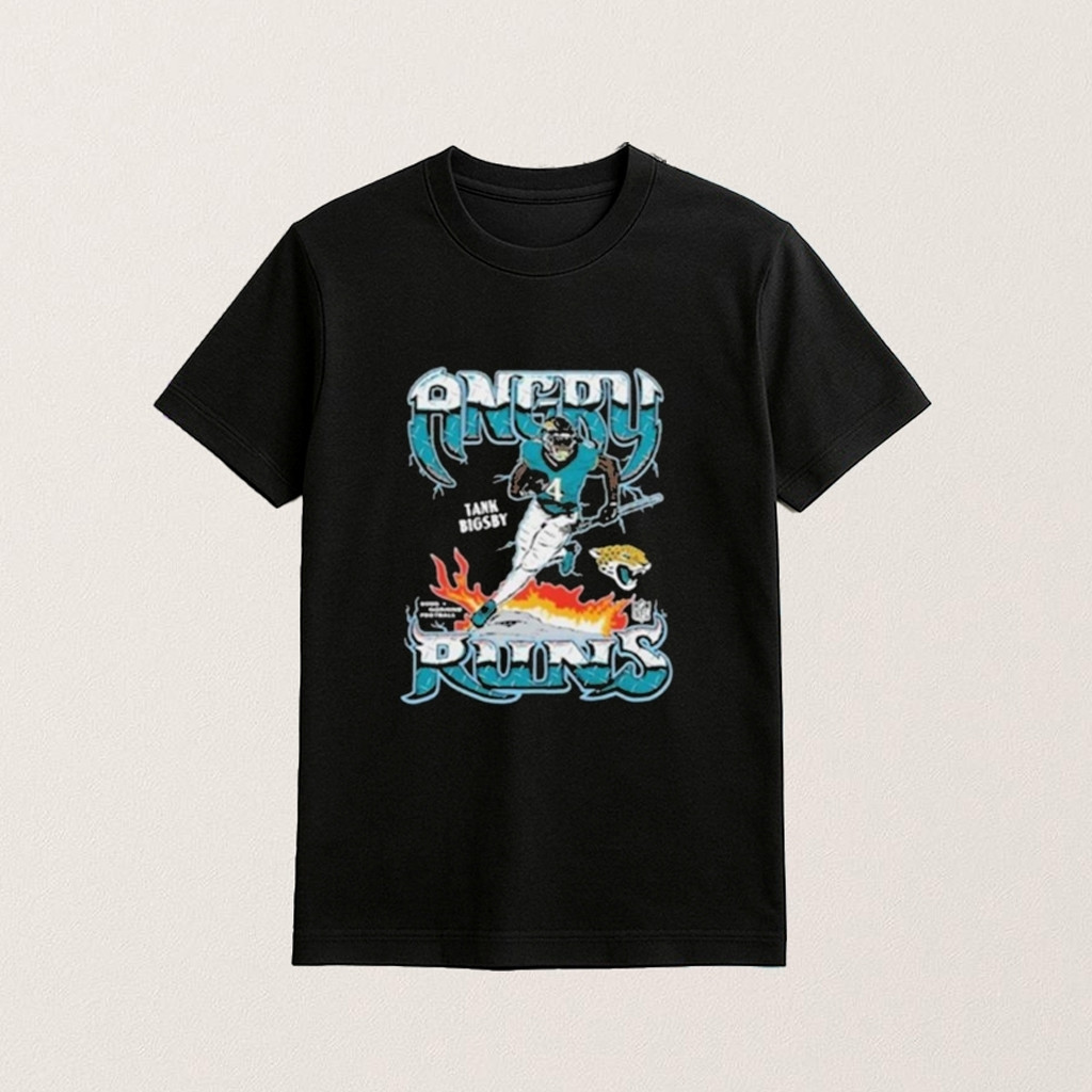 Jacksonville Football Merch Tank Bigsby Angry Runs Shirt Best Gifts For Football Lovers