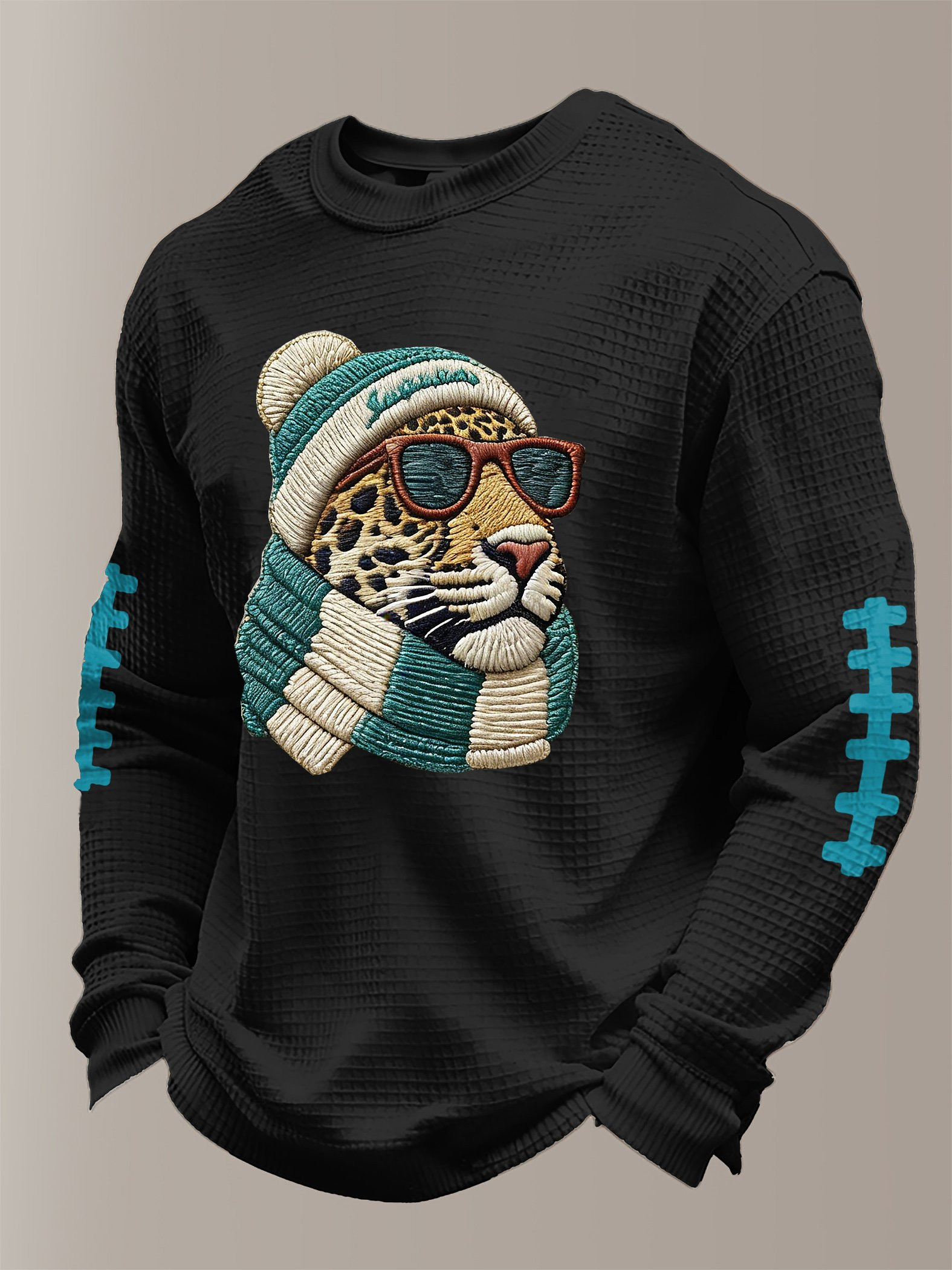 Jacksonville Football Waffle Long Sleeve T-Shirt Jaguars Merch Funny Cheetah Game Day Shirts Jacksonville Football Waffle Long Sleeve T-Shirt Jaguars Merch Funny Cheetah Game Day Shirts