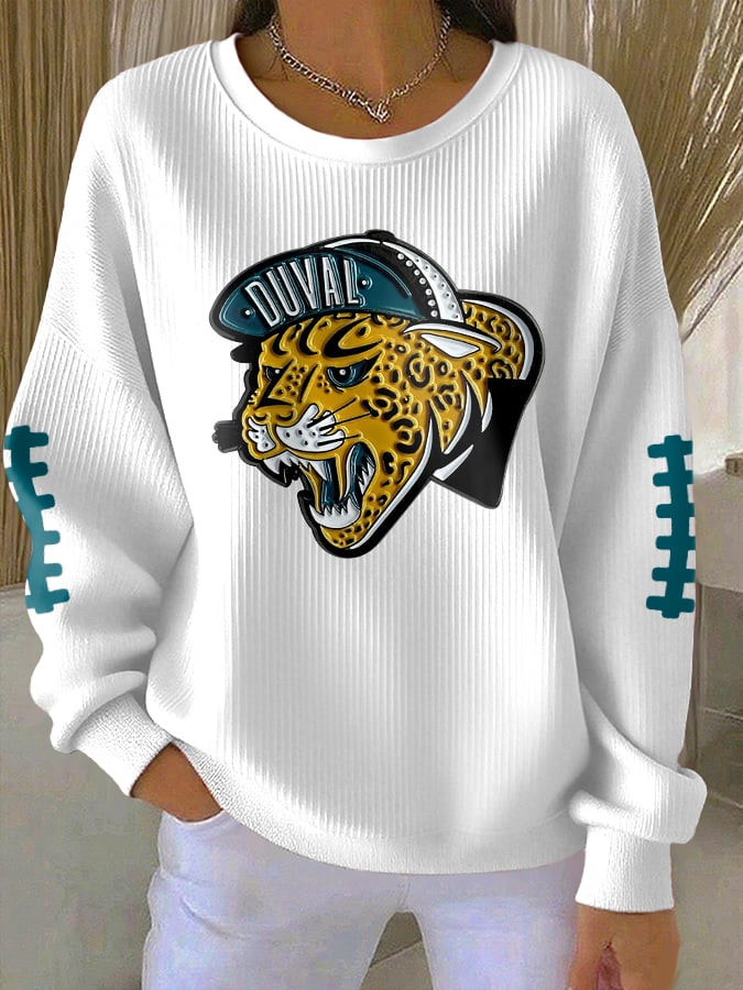 Jacksonville Jaguars Merch Duval Sweatshirt Jaguar Design Sweatshirt Unique Football Gifts