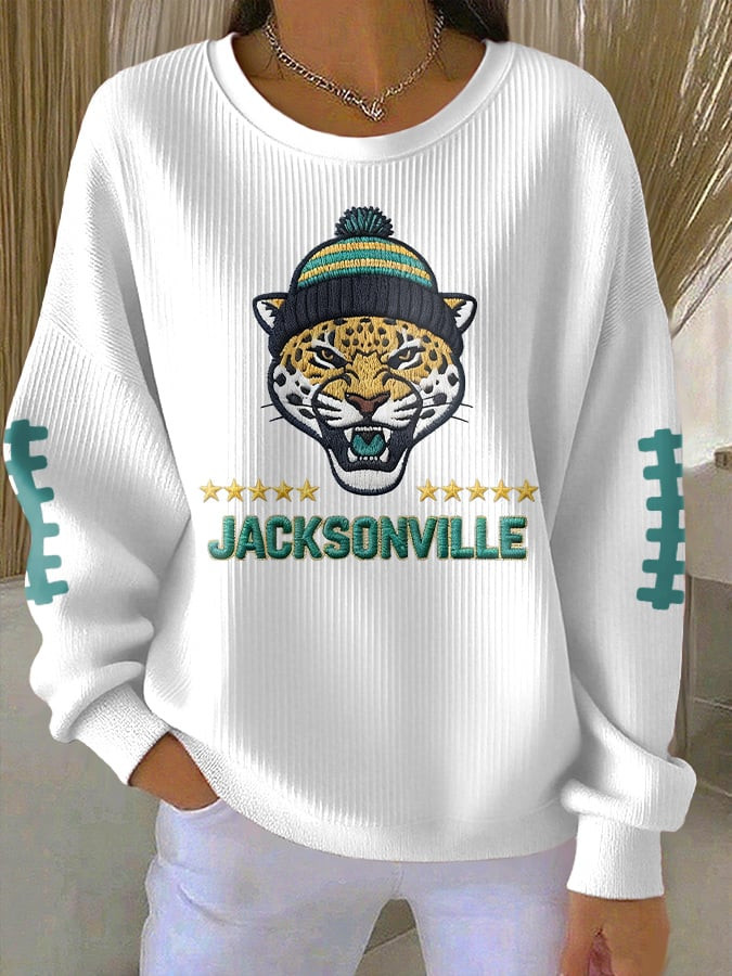 Jacksonville Jaguars Merch Football Sweatshirt Jacksonville Jaguars Clothing Football Fan Gifts