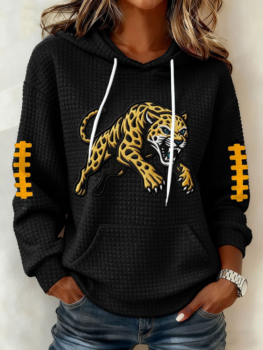 Jacksonville Jaguars Merch Jaguar Graphic Hoodie Jacksonville Jaguars Hooded Sweatshirt