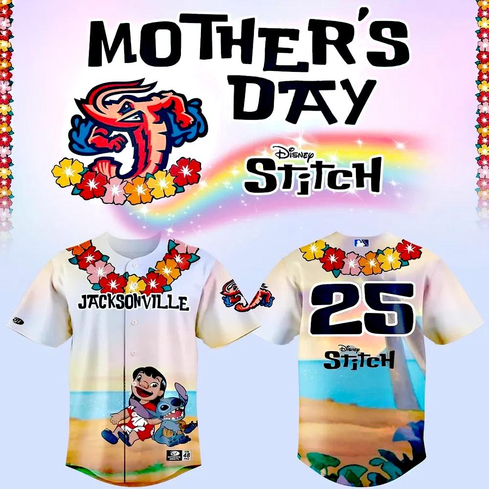 Jacksonville Jumbo Shrimp x Lilo And Stitch Limited Edition Baseball Jersey Friends Gifts