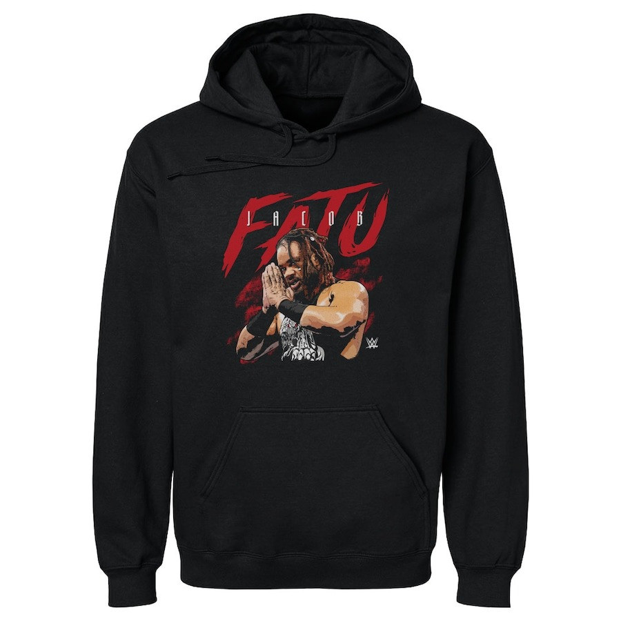 Jacob Fatu Hoodie Men's 500 Level Jacob Fatu Name Grunge Pullover Hoodie Merch