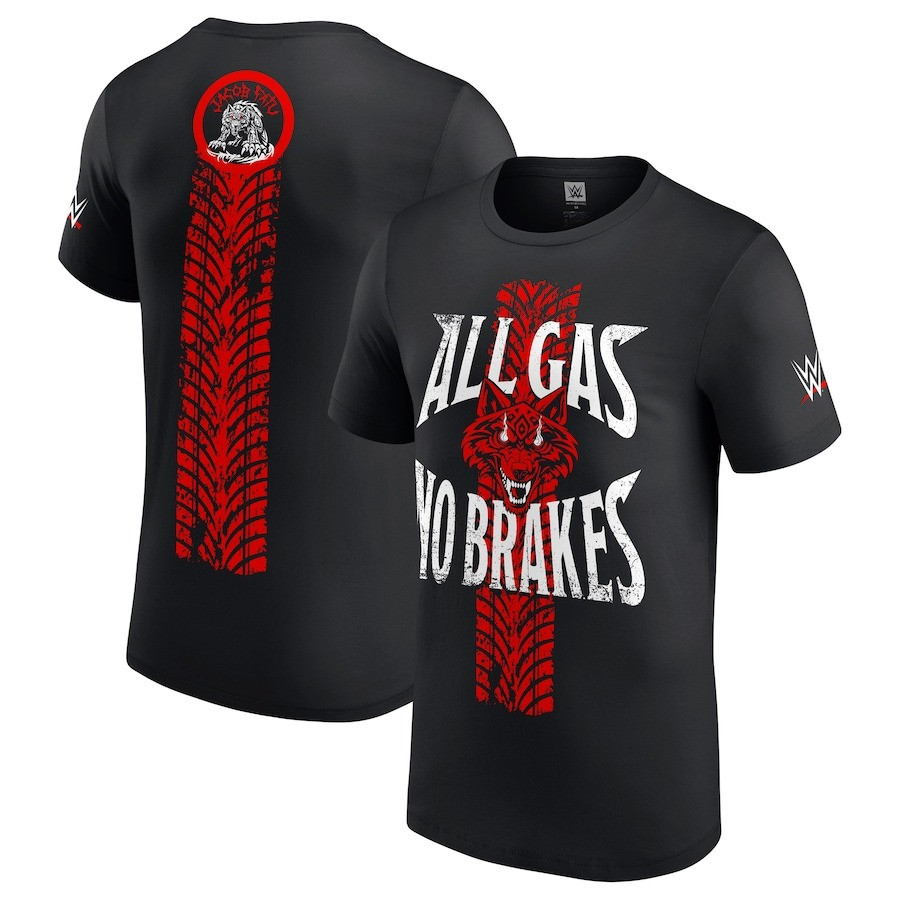 Jacob Fatu Shirt Tribal Wolf Native All Gas No Brakes Jacob Fatu Merchandise WWE Gifts