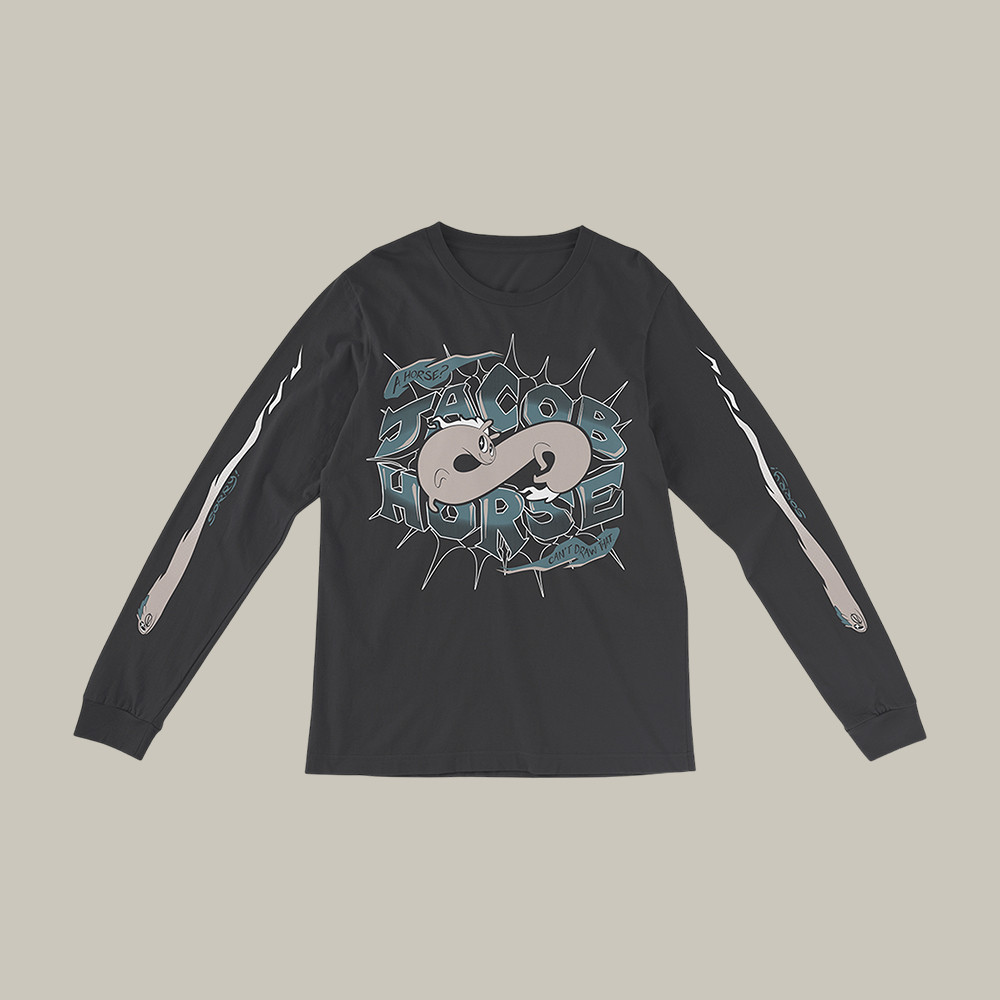 Jacob Horse Drawfee Long Sleeve Shirt Drawfee Apparel Present Idea For Friends