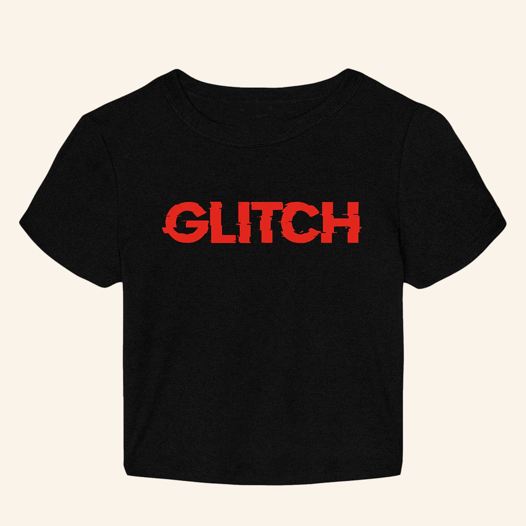 Jade Merch Glitch Baby Tee Christmas Gifts For Girlfriend Jade Merch Glitch Baby Tee Christmas Gifts For Girlfriend