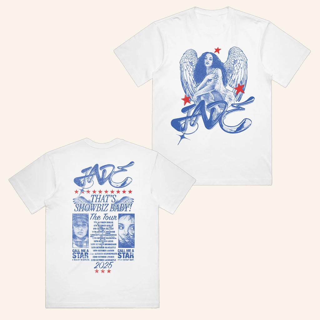 Jade Merch That's Showbiz Baby The Tour Dateback T-Shirt Presents For Music Lovers Jade Merch That's Showbiz Baby The Tour Dateback T-Shirt Presents For Music Lovers