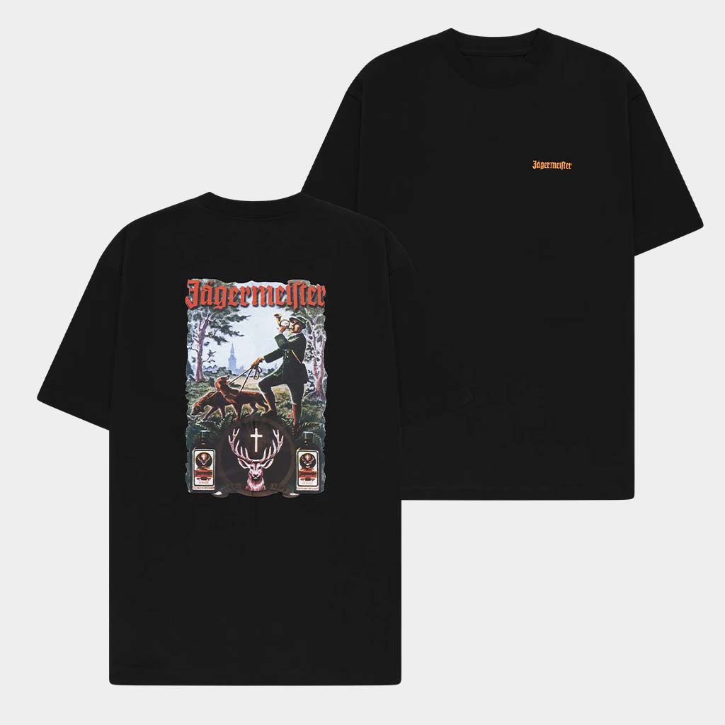 Jagermeister Merch Jagermeister Original Tradition T-Shirt Black Best Birthday Gift For Dad