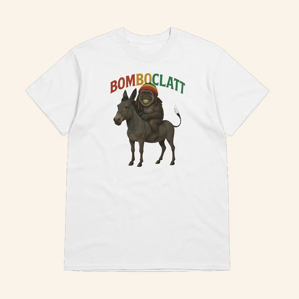 Jahmunkey Merch Jahmunkey Bomboclatt T-Shirt Dad Christmas Gifts