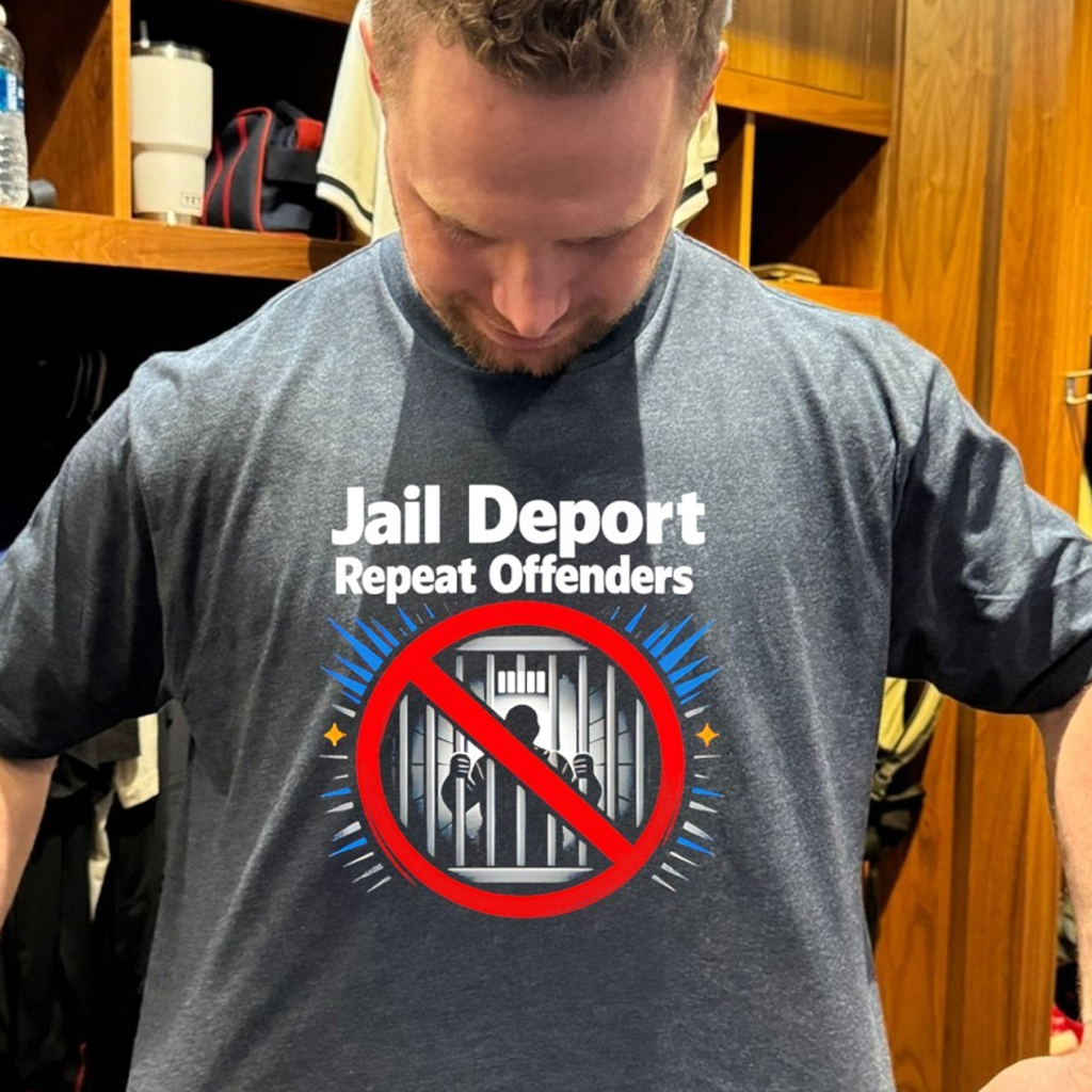 Jail Deport Repeat Offenders T-Shirt Unique Gifts For Husband