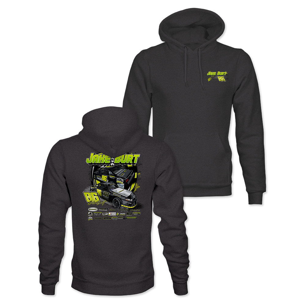 Jake Burt 86 Racing Hoodie Car Jake Burt Apparel Car Racing Lover Gift Ideas