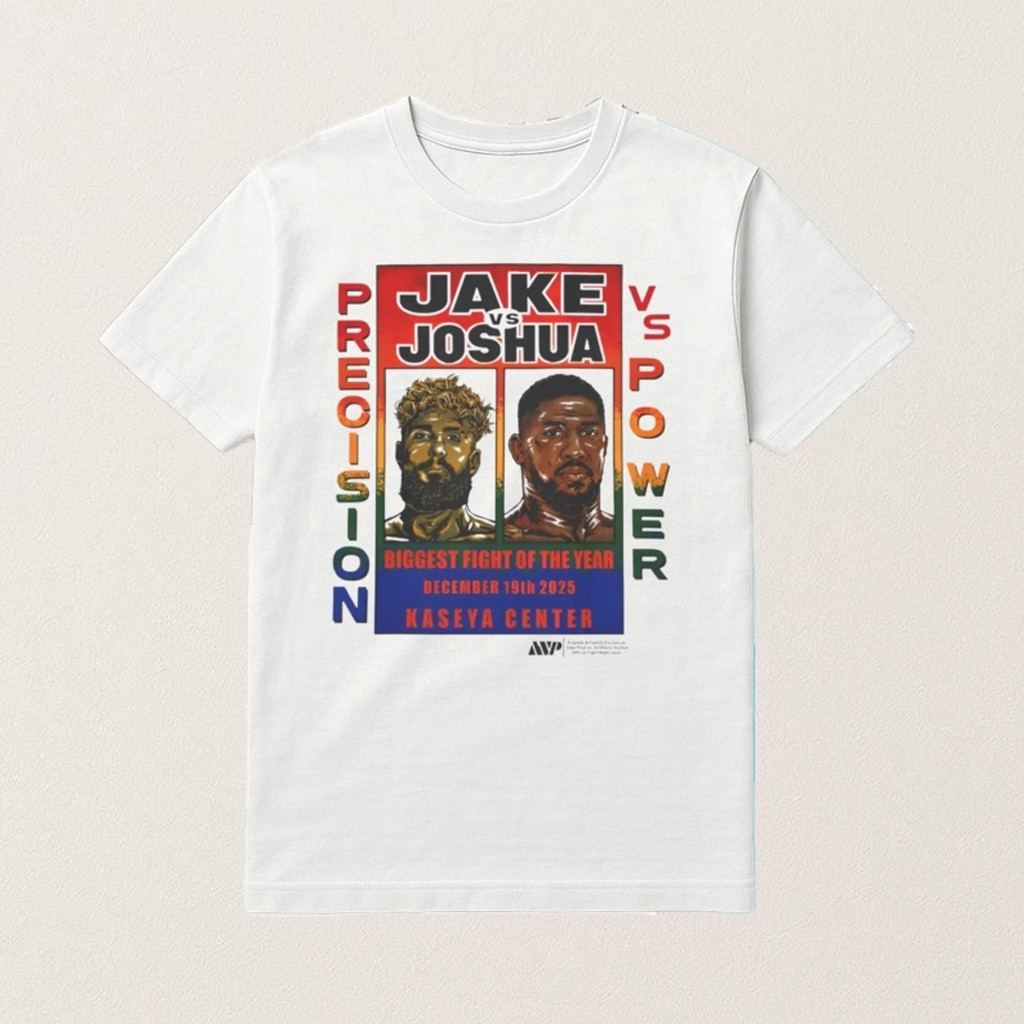 Jake Paul Merch Jake Vs Joshua Shirt Biggest Fight Of The Year T-Shirt Gifts For Boxing Fans
