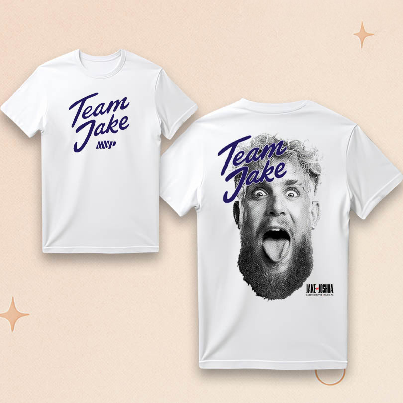 Jake Paul Merch Team Jake T-Shirt Jake Joshua Shirt Gifts For Boxing Fans