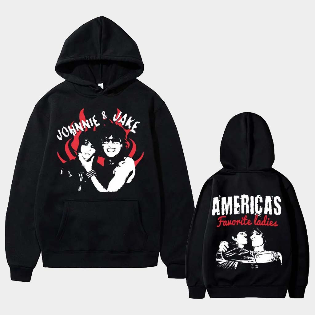 Jake Webber Merch America's Favorite Ladies Jake Webber And Johnnie Guilbert Hoodie Gifts Jake Webber Merch America's Favorite Ladies Jake Webber And Johnnie Guilbert Hoodie Gifts