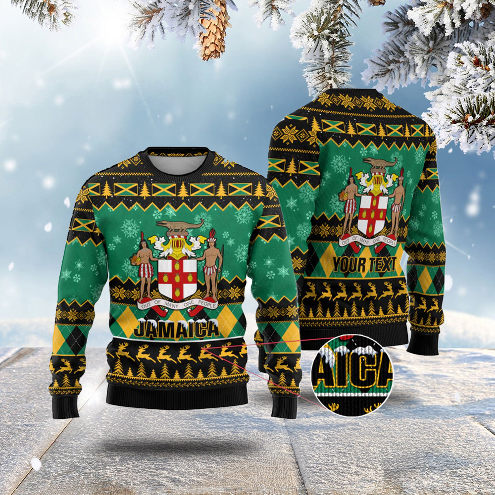 Jamaica Christmas Merry Christmas Ugly Pattern Sweater