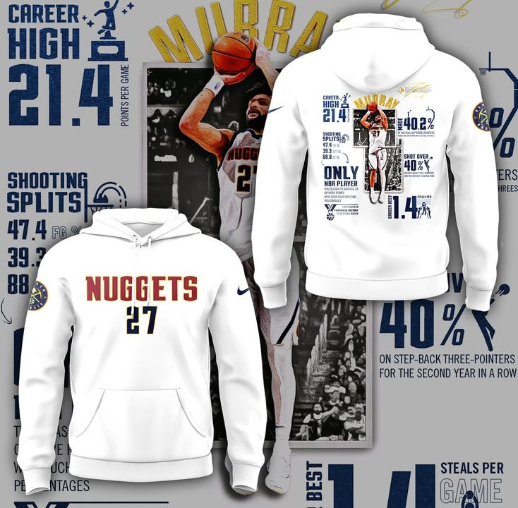 Jamal Murray's 2024-25 Season Hoodie Gift For Basketball Lover