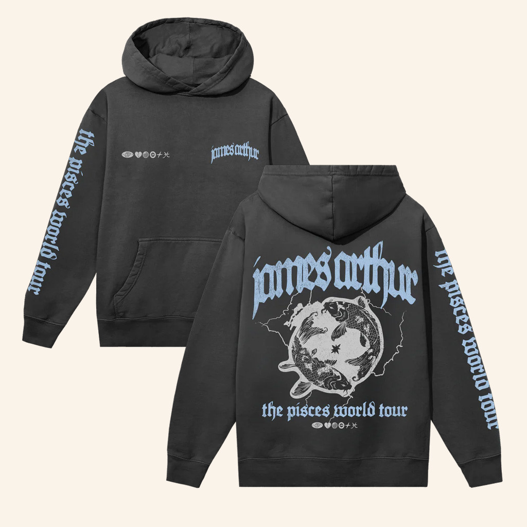 James Arthur Merch The Pisces World Tour Hoodie Christmas Gifts For Husband James Arthur Merch The Pisces World Tour Hoodie Christmas Gifts For Husband