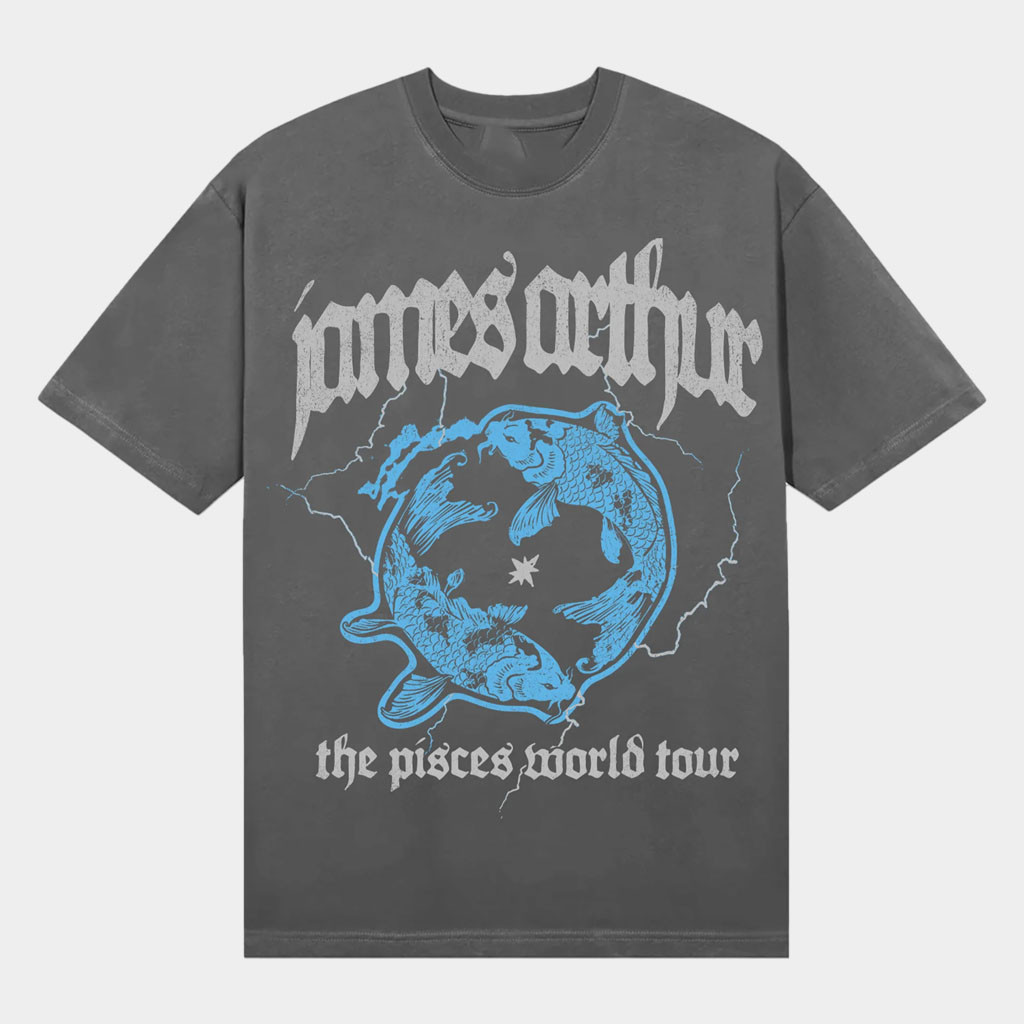 James Arthur Merch The Pisces World Tour T-Shirt James Arthur Shirt Gifts For Music Fans James Arthur Merch The Pisces World Tour T-Shirt James Arthur Shirt Gifts For Music Fans