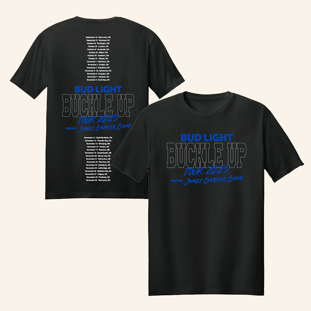 James Barker Band Merc Buckle Up Tour T-Shirt Music Related Gifts For Guys James Barker Band Merc Buckle Up Tour T-Shirt Music Related Gifts For Guys