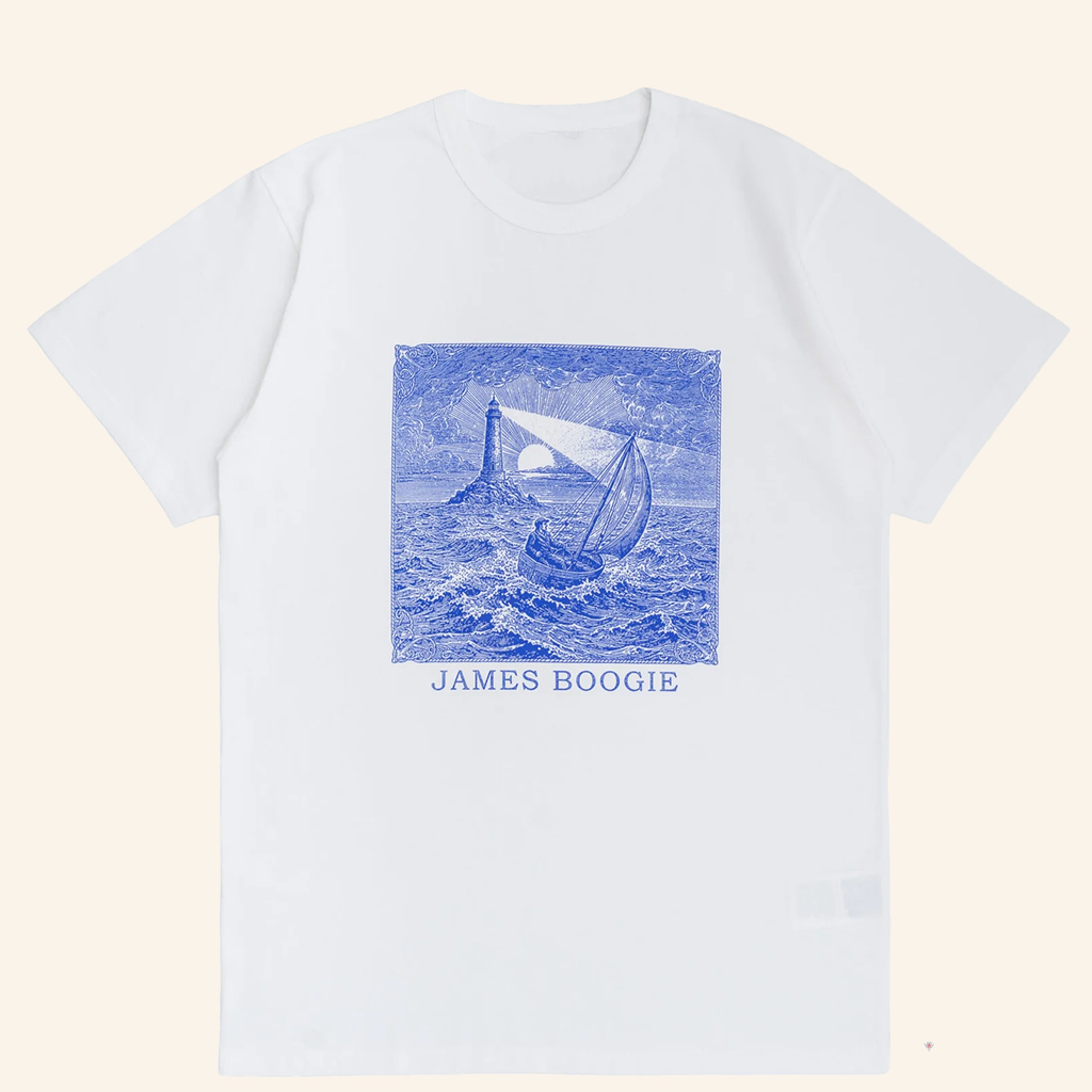 James Boogie Merch Fr 025 Graphic White T-Shirt Fisherman Shirt Gifts For Dad