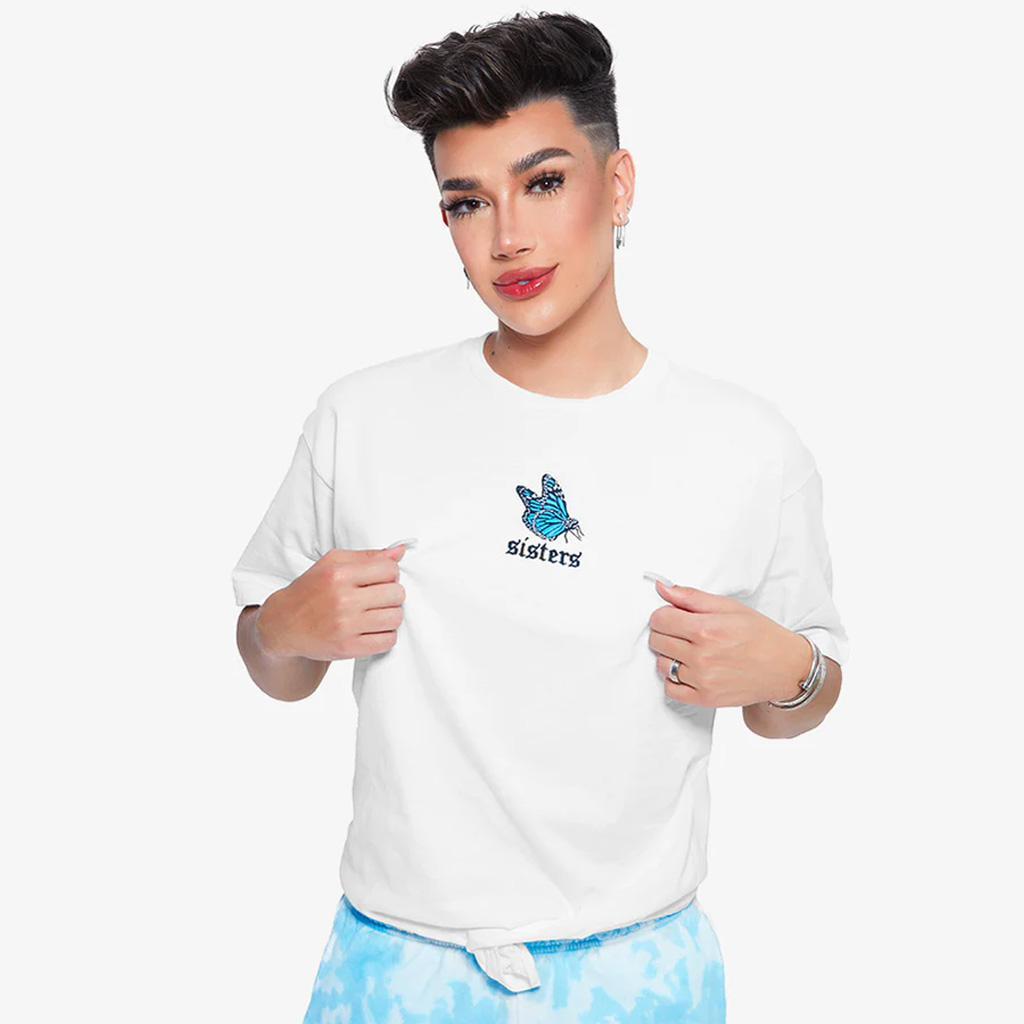 James Charles Merch Mystery T-Shirt Sisters Butterfly Shirt Gifts Ideas For Friends