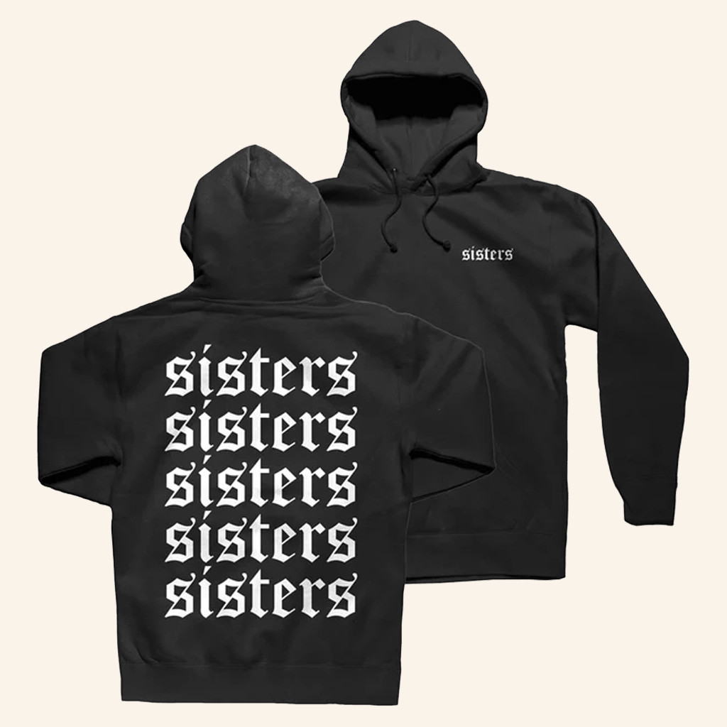 James Charles Merch Sisters Repeating Black Hoodie Unique Gifts For Friends