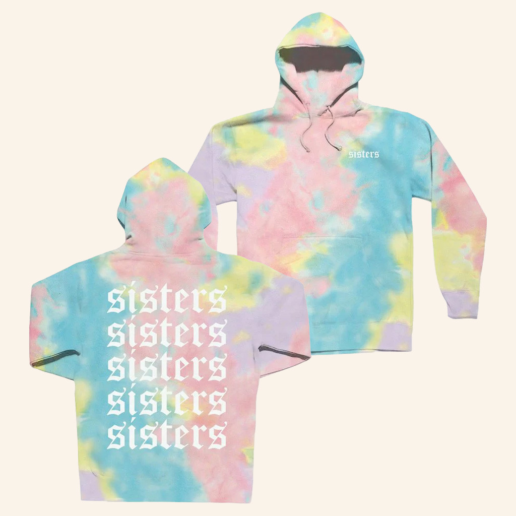 James Charles Merch Sisters Repeating Tie Dye Hoodie Best Gifts For Her